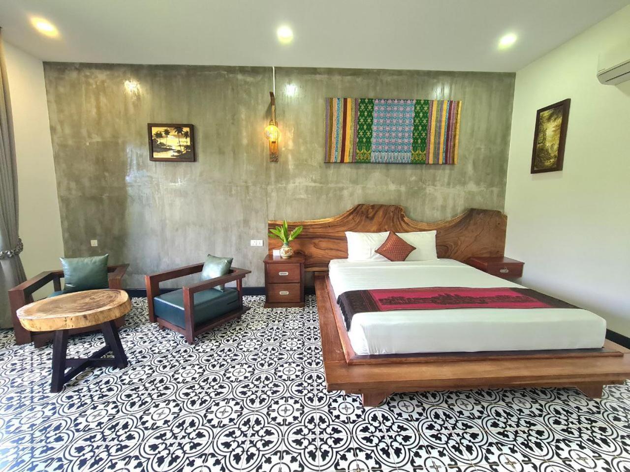 Villa Romduol Kampot Bagian luar foto